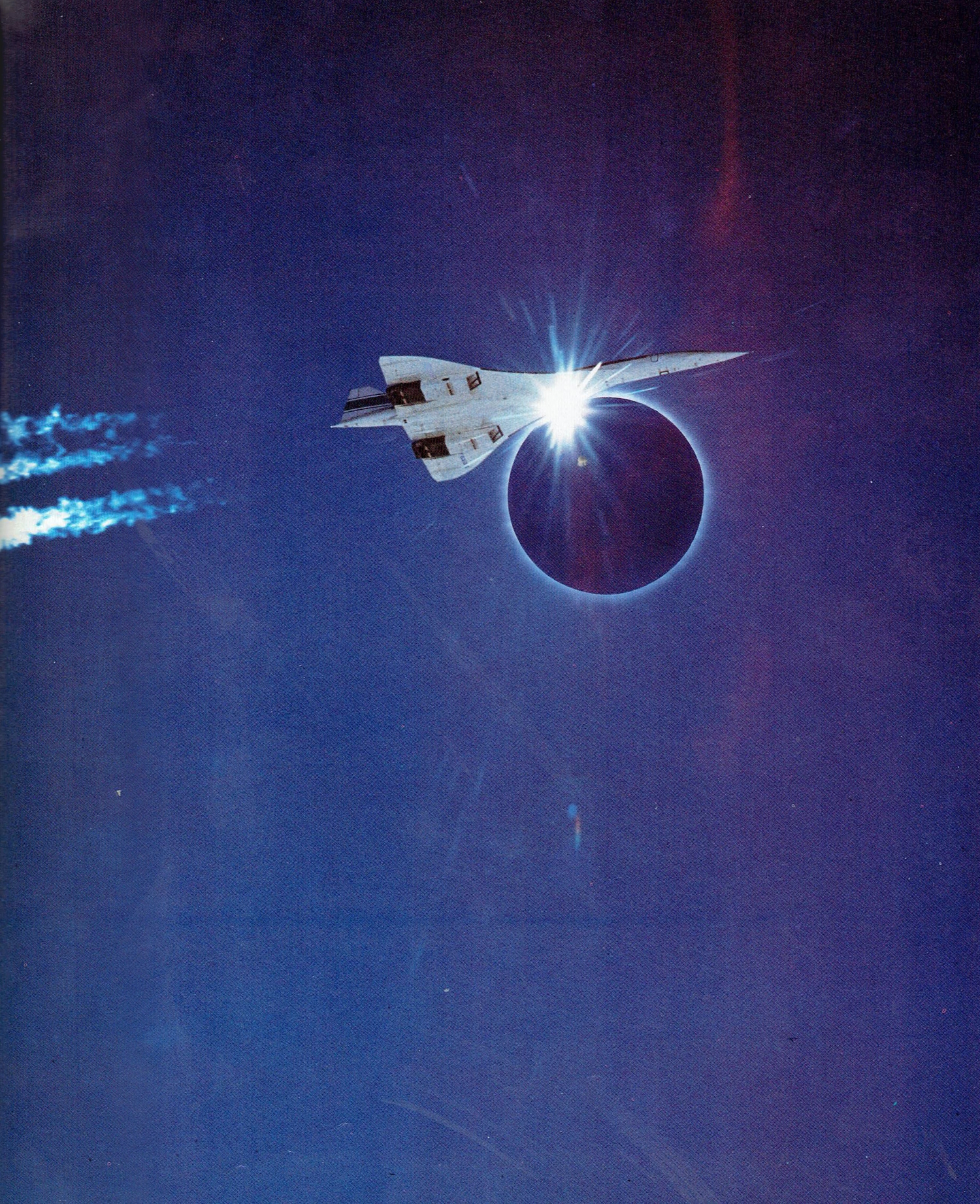 1973 : un OVNI photographié a coté du Concorde