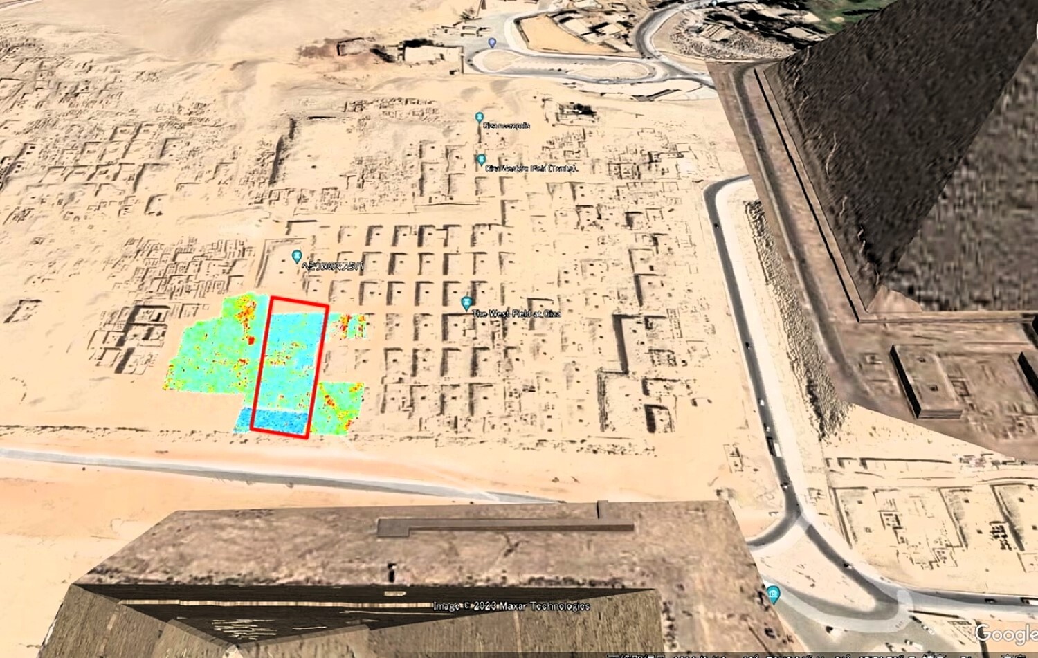 D'étranges structures souterraines découvertes sous une pyramide de Gizeh