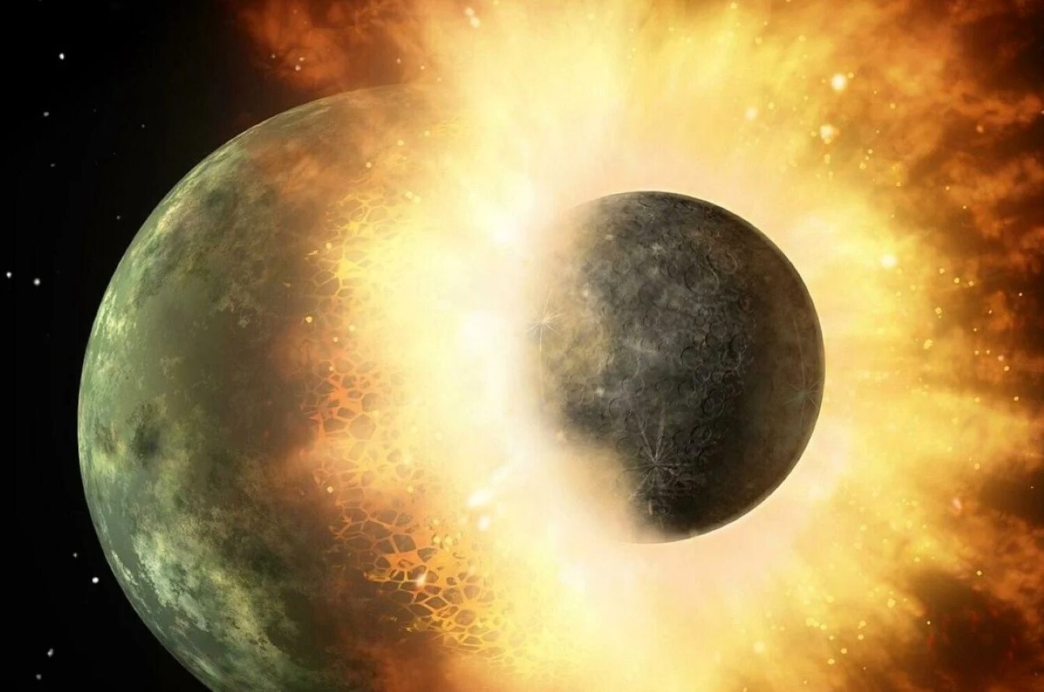 La découverte de graphène défie la théorie sur l’origine de la Lune