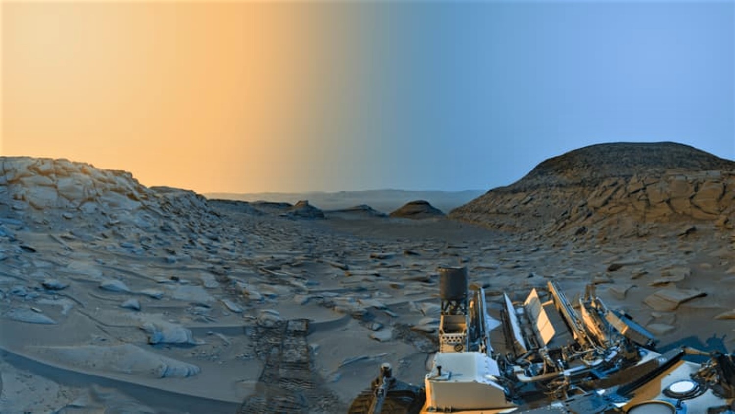 La NASA dévoile une photo majestueuse de Mars capturée par Curiosity
