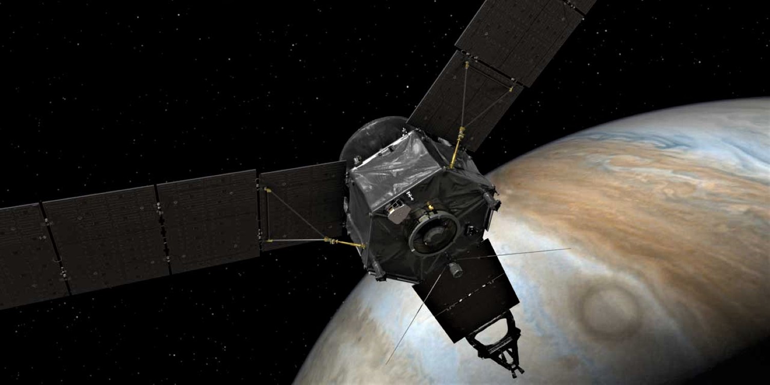 La sonde Américaine Juno survole Ganymède à moins de mille kilomètres de sa surface