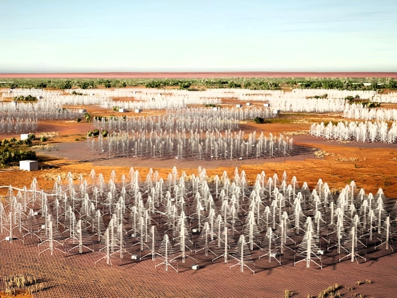 L'Australie : début de la construction du radiotélescope géant SKA
