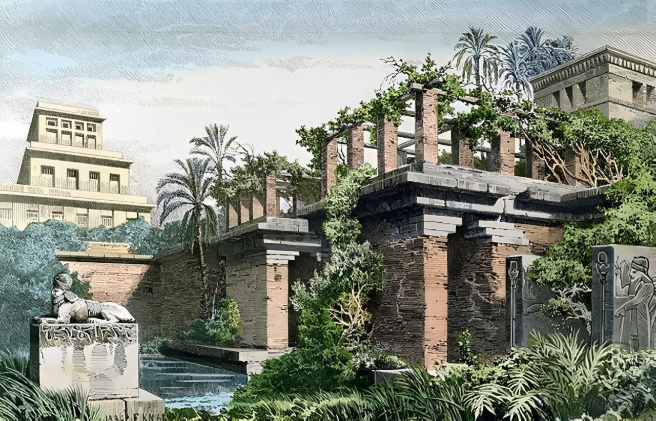 Les jardins suspendus de Babylone