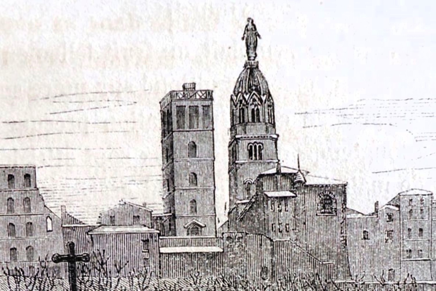 Lyon : 1831 la tour-observatoire de Fourvière