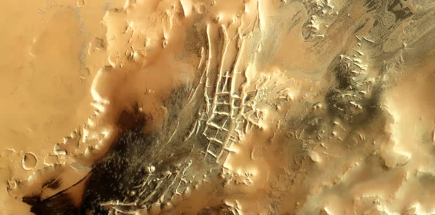 Mars : des structures photographiées à sa surface !