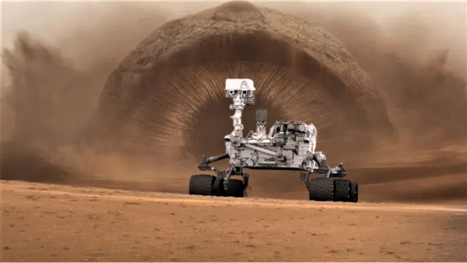 Planète Mars : réception d’une nouvelle image étrange de la sonde spatiale Curiosity