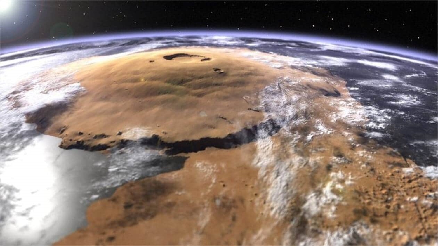 Sur Mars un fascinant volcan de 21 000 mètres trois fois plus haut que l’Himalaya