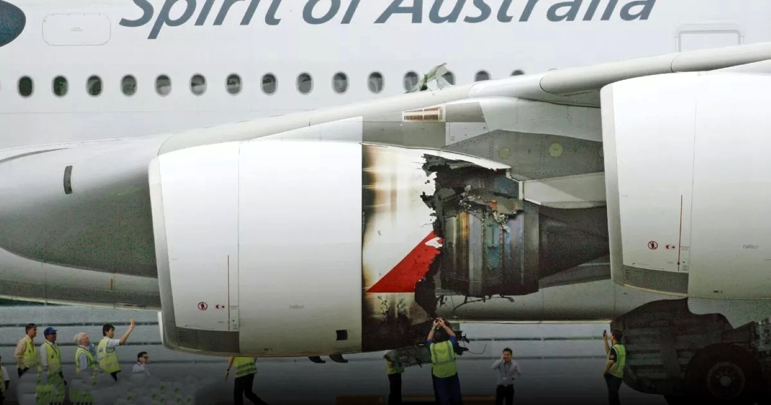 Vol Singapour-Sydney : quand le réacteur de l’A380 explose dans les airs